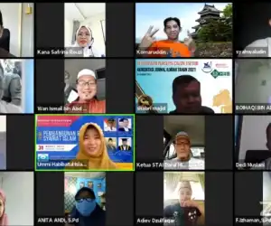 Hadirkan Guru Besar UnisZA Malaysia, STAI Darul Hikmah Gelar Webdinas Internasional