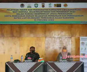 BKSDA Aceh Bekali Ilmu Konservasi bagi Babinsa dan Perangkat Desa