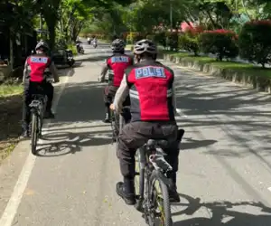 Ciptakan Rasa Aman, Sat Samapta Patroli Bersepeda