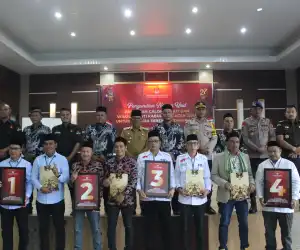 Pj Bupati Aceh Jaya Hadiri Acara Pengundian Nomor Urut Paslon Bupati