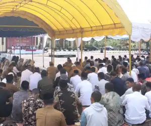 Menyambut Pelaksanaan Pilkada, Polres Aceh Jaya Gelar Zikir Akbar