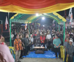 Dihadapan Ribuan Pendukung, Juragan Kukuhkan Tim Pemenangan Darul Makmur