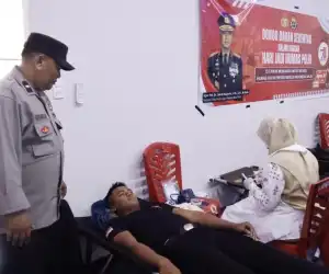 Hari Jadi Humas Polri ke-73, Polres Subulussalam Gelar Donor Darah