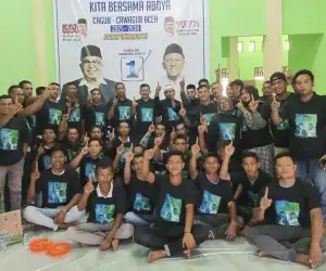 Relawan Ombus-Syeh Fadhil Siap Menjemput Kemenangan 70 persen di Abdya