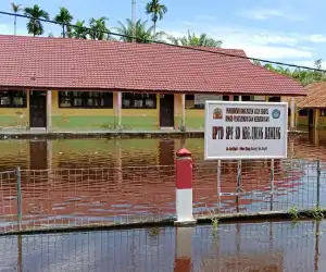 Banjir Kembali Rendam Sejumlah Sekolah di Aceh Singkil