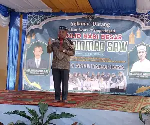Maulid Nabi Muhammad SAW di MIN 9 Abdya Diwarnai Rangkaian Acara