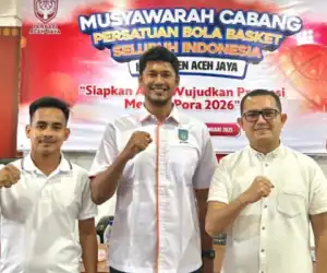 Terpilih Secara Aklamasi Muhammad Milsa Pimpin Perbasi Aceh Jaya Periode 2025-2029