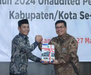Pemerintah Kabupaten Aceh Jaya serahkan LKPD tahun 2024 ke BPK RI perwakilan Aceh