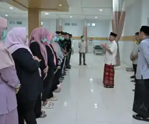 Malam Idul Fitri, Bupati dan Wakil Bupati Aceh Jaya Sidak RSUD Teuku Umar