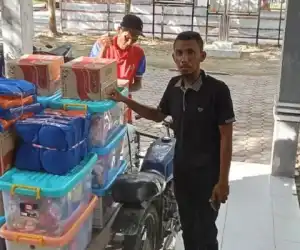 BPBK Aceh Jaya Salurkan Bantuan Korban Terdampak Banjir