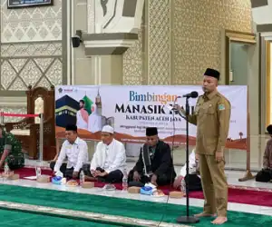 Buka Kegiatan Bimbingan Manasik Haji, Ini Kata Bupati Aceh Jaya