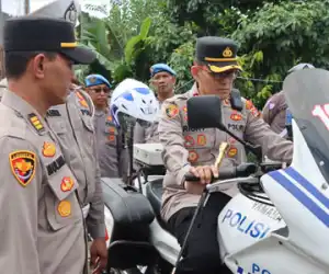 Cek Fisik dan Kelengkapan Surat Kenderaan Dinas, Ini Pesan Kapolres Aceh Selatan
