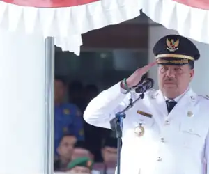 Peringatan Hari Otonomi Daerah XXIX, Bupati TRK Jadi Inspektur Upacara