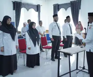 Wabup Lantik Pejabat Fungsional Penata Kelola Penanaman Modal