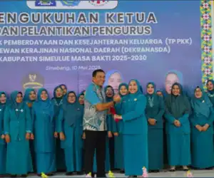 Bupati Lantik Pengurus TP PKK dan Dekranasda Periode 2025–2030