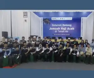 392 Jemaah Haji Kloter 2 Asal Aceh Kembali ke Tanoh Rincong