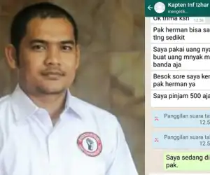 Mengaku Perwira Kodim, Ketua Ismi Abdya Nyaris Jadi Korban Penipuan