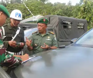 Kendaraan Dinas dan Pribadi Prajurit TNI Kodim Aceh Jaya di Periksa