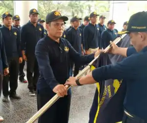 Wakil Bupati Lepas Kontingen Atlit Porda Korpri Nagan Raya 2019