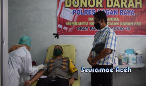 30 Personil Polres Nagan Raya Gagal Donor Darah, Ini Penyebabnya