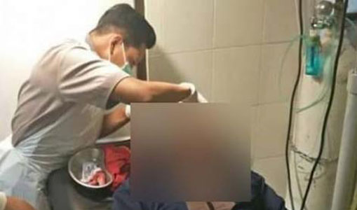 Ini Baru Emak-Emak, Dilarang Mudik Kepala Anak Sendiri Dibacok