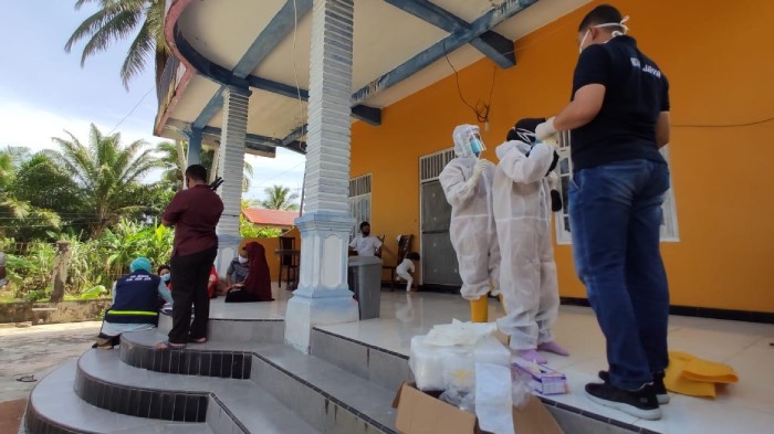 Enam Warga Aceh Jaya Jalani Uji Swab