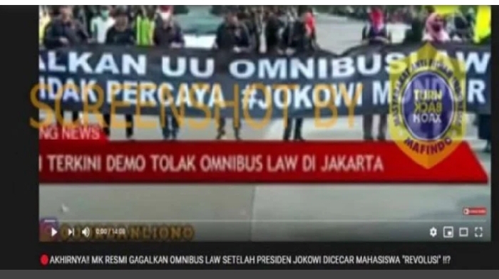 Akhirnya MK Resmi Gagalkan Omnibus Law, Cek Faktanya