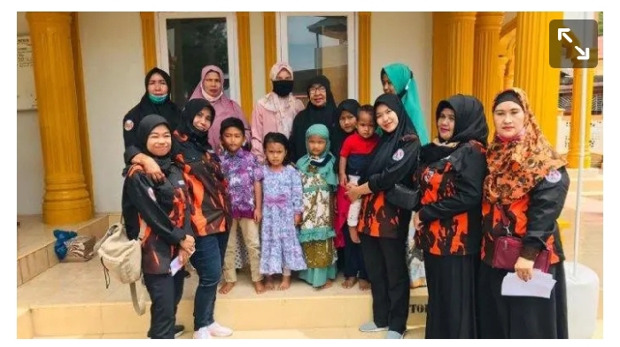 Srikandi MPC Pemuda Pancasila Aceh Selatan Santuni Anak Yatim
