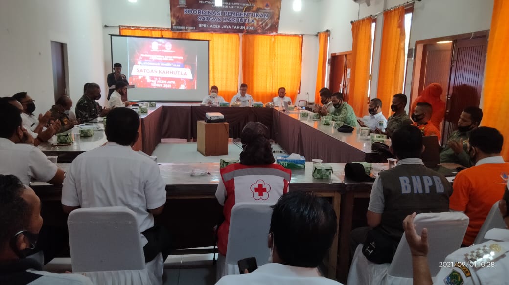 BPBK Aceh Jaya Bentuk Satgas Karhutla