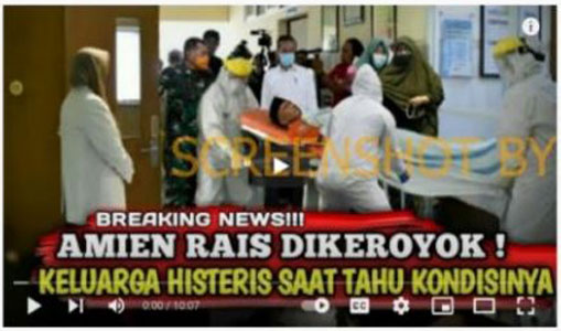 Amien Rais Dikeroyok OTK, Keluarga Histeris?
