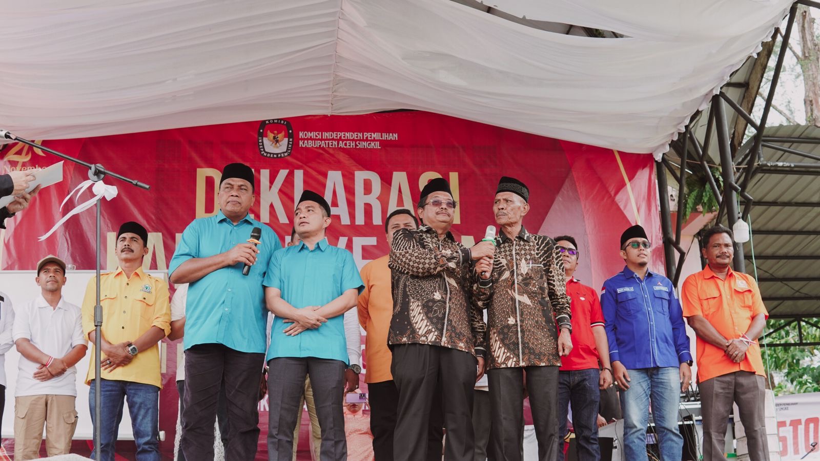 Deklarasi Kampanye Damai Pilkada Aceh Singkil: Simbol Persatuan dan Harapan