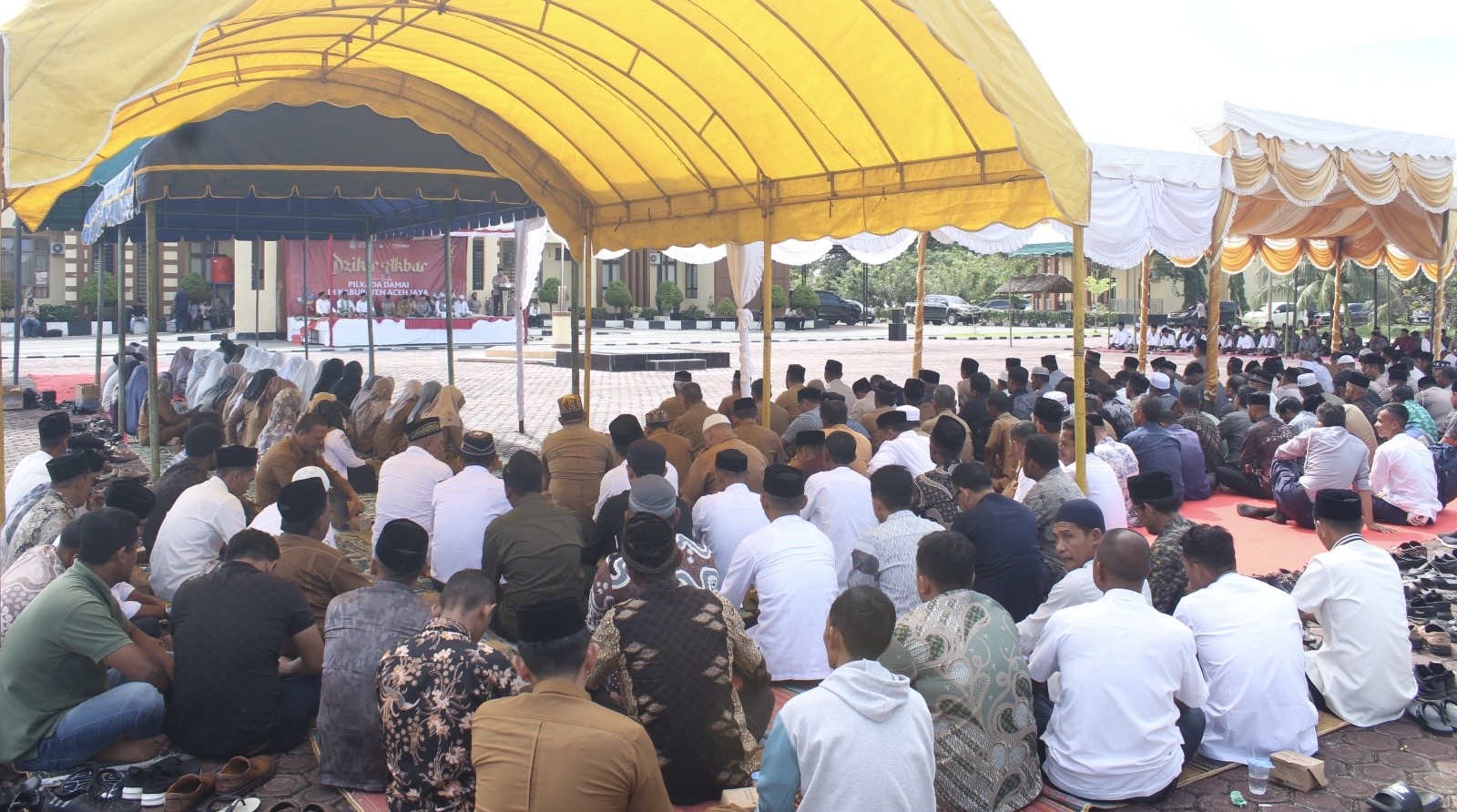 Menyambut Pelaksanaan Pilkada, Polres Aceh Jaya Gelar Zikir Akbar