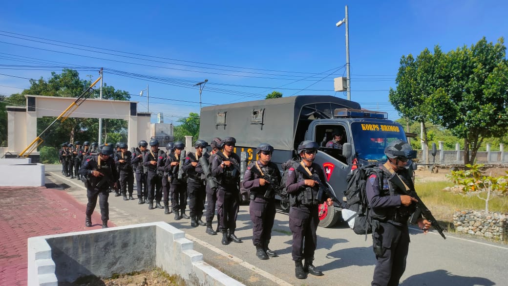 Perkuat Pengamanan Pilkada, Polres Subulussalam Dapat Dukungan Pengamanan Dari Brimob Aceh