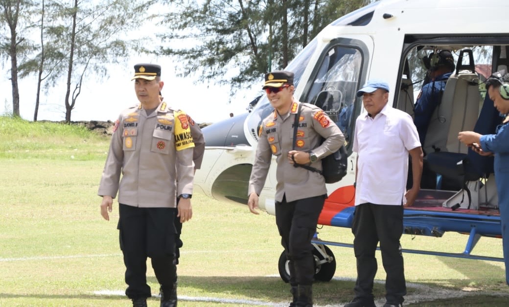 Pamatwil Polda Aceh Cek Kesiapan Pemilu di Aceh Singkil