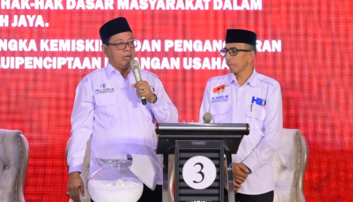 H Yusdi Disebut <i>Man Of The Match</i> Debat Publik Aceh Jaya