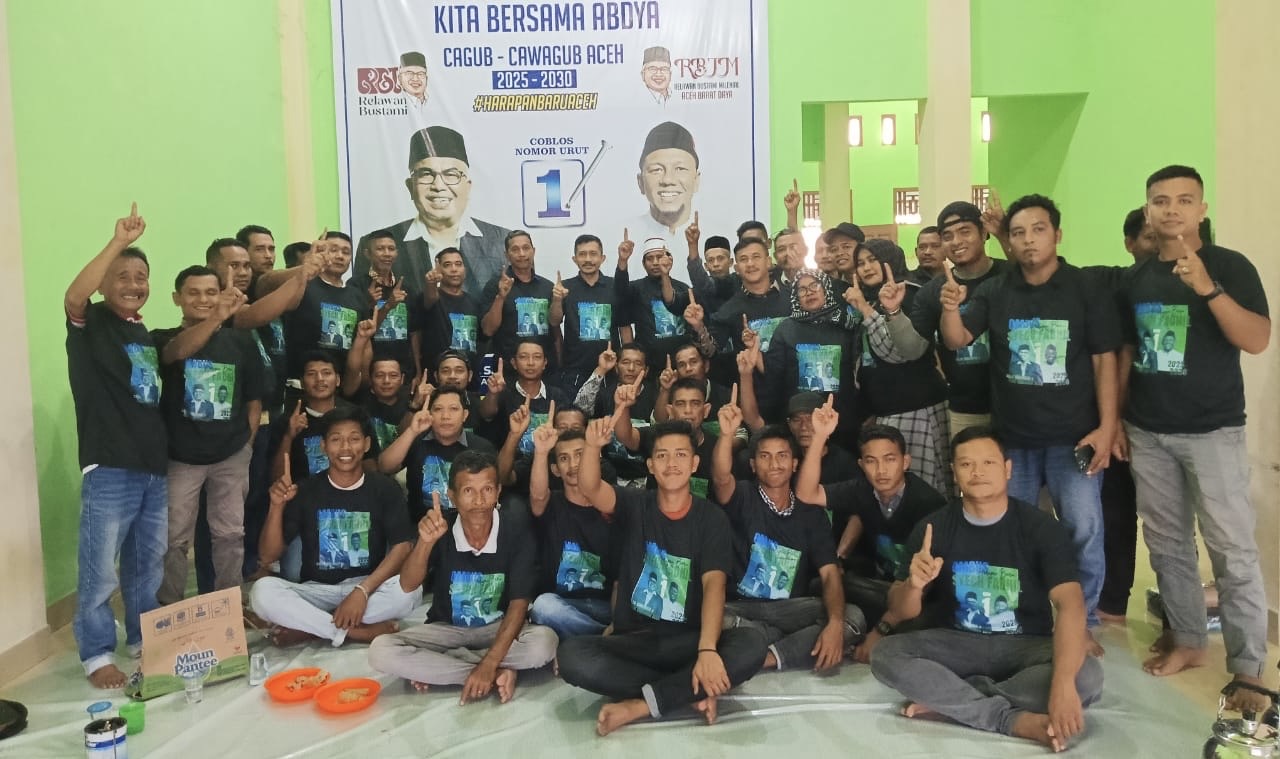 Relawan Ombus-Syeh Fadhil Siap Menjemput Kemenangan 70 persen di Abdya