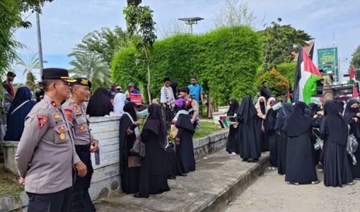 Aliansi Masyarakat Pasee Gelar Aksi Solidaritas Untuk Palestina