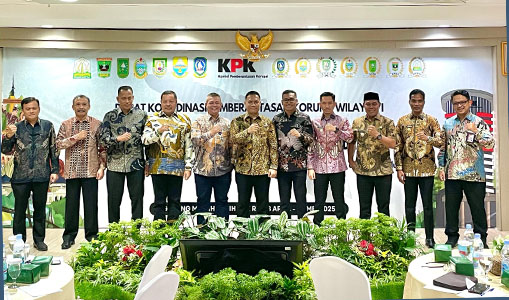 Bupati Nagan Raya Hadiri Rakor Penguatan Sinergi KPK dengan Pemda