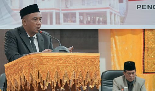 Di Rapat Paripurna Pergantian Antarwaktu, Ini Pesan Wabup Raja Sayang
