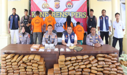 Kurang dari Lima Bulan Polres Gayo Lues Ungkap 12 Kasus Narkotika