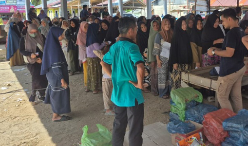 Kambali Pemkab Aceh Jaya Gelar Pasar Murah di Panga dan Teunom