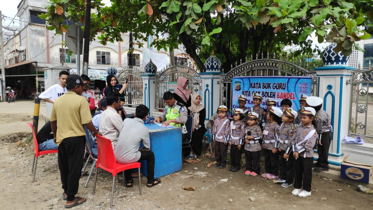 Hari ke 8 Operasi Zebra Rencong, Puluhan Polisi Cilik di Terjunkan