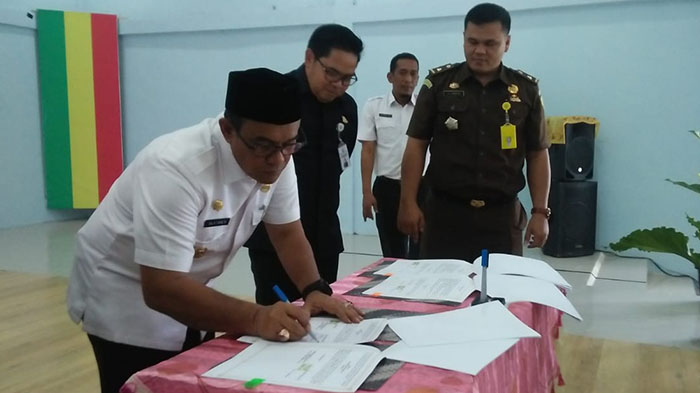 Pemkab Aceh Jaya Tanda Tangan MoU Dengan Kejaksaan